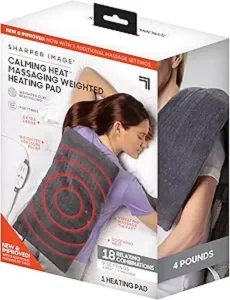 The Calming Heat Massaging Vibrations Weighted Heating Pad