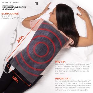 Key benefits Calming Heat Massaging Vibrations
