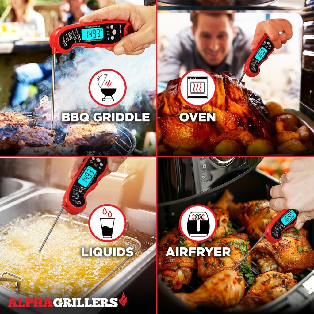How Does Alpha Grillers Meat Thermometer work