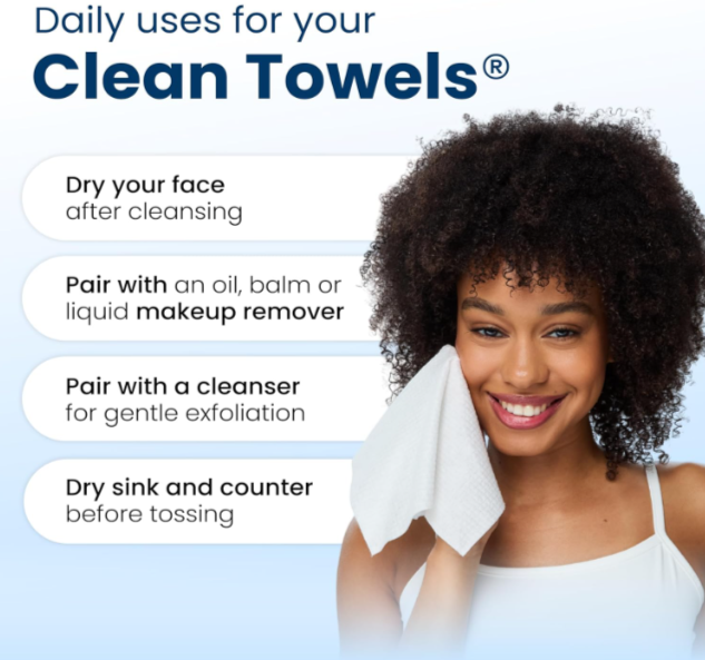 How to Use Clean Skin Club Clean Towels XL