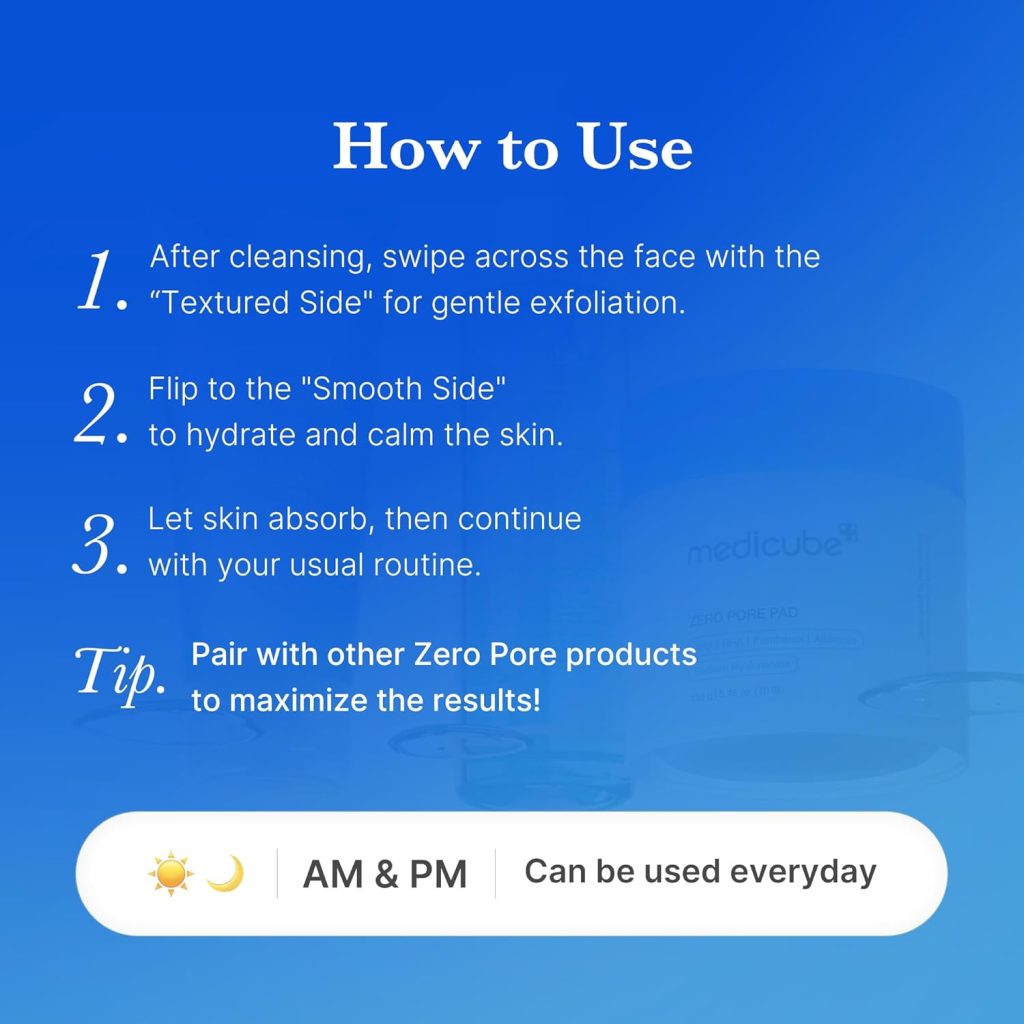 How to Use Medicube Zero Pore Pad 2.0