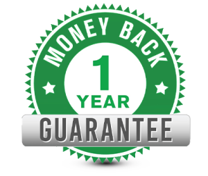 1 year money back guarantee