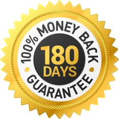 180 days Money Back guarantee