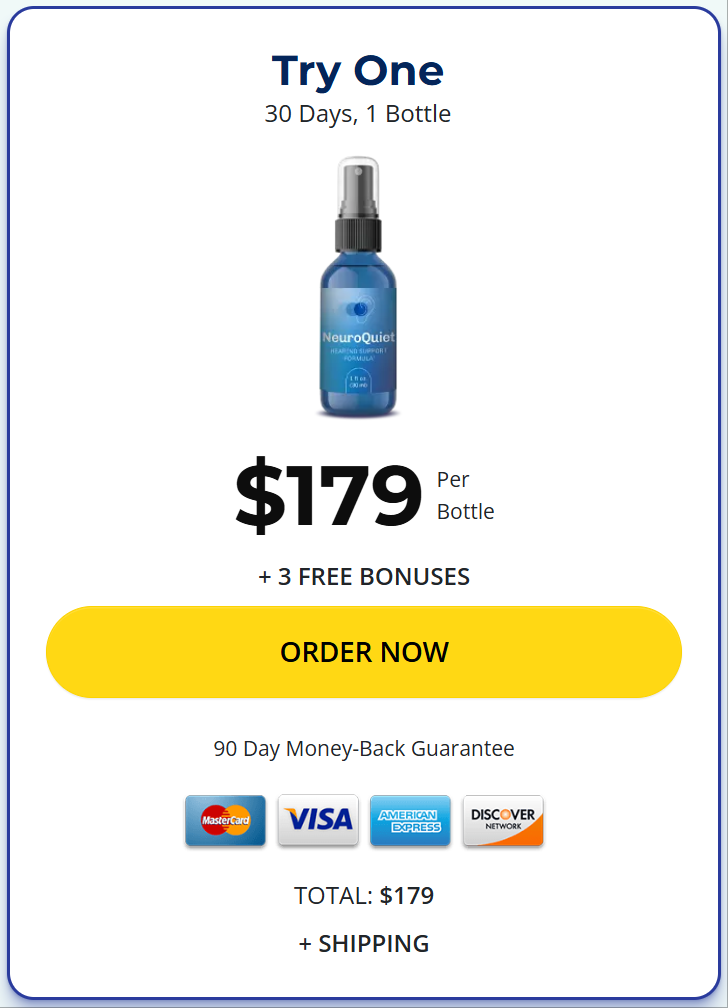 pricing NEUROQUIET